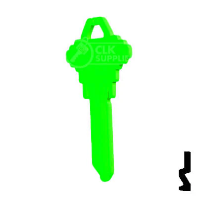 Uncut Key Blank | Schlage SC1 | Neon (50PK) - Image 108