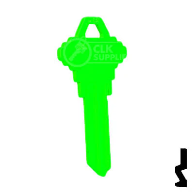 Uncut Key Blank | Schlage SC1 | Neon (50PK) - Image 113