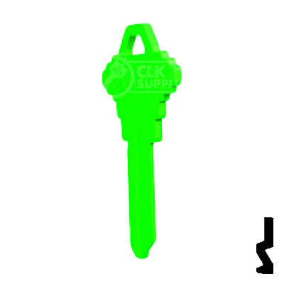 Uncut Key Blank | Schlage SC1 | Neon (50PK) - Image 119