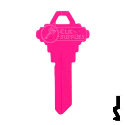 Uncut Key Blank | Schlage SC1 | Neon (50PK) - Image 26