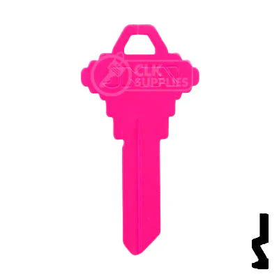 Uncut Key Blank | Schlage SC1 | Neon (50PK) - Image 27