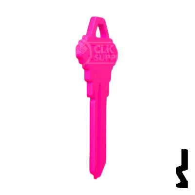 Uncut Key Blank | Schlage SC1 | Neon (50PK) - Image 31