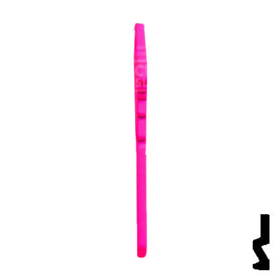 Uncut Key Blank | Schlage SC1 | Neon (50PK) - Image 33