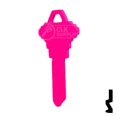Uncut Key Blank | Schlage SC1 | Neon (50PK) - Image 48