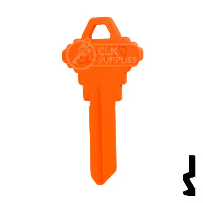 Uncut Key Blank | Schlage SC1 | Neon (50PK) - Image 73