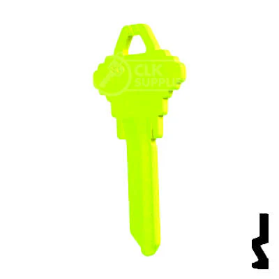 Uncut Key Blank | Schlage SC1 | Neon (50PK) - Image 84