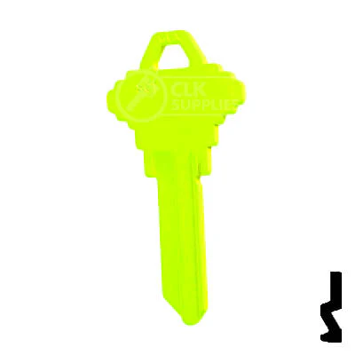 Uncut Key Blank | Schlage SC1 | Neon (50PK) - Image 85