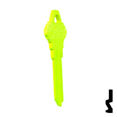 Uncut Key Blank | Schlage SC1 | Neon (50PK) - Image 91