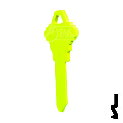 Uncut Key Blank | Schlage SC1 | Neon (50PK) - Image 95