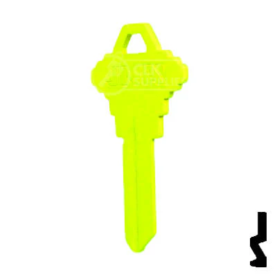 Uncut Key Blank | Schlage SC1 | Neon (50PK) - Image 96