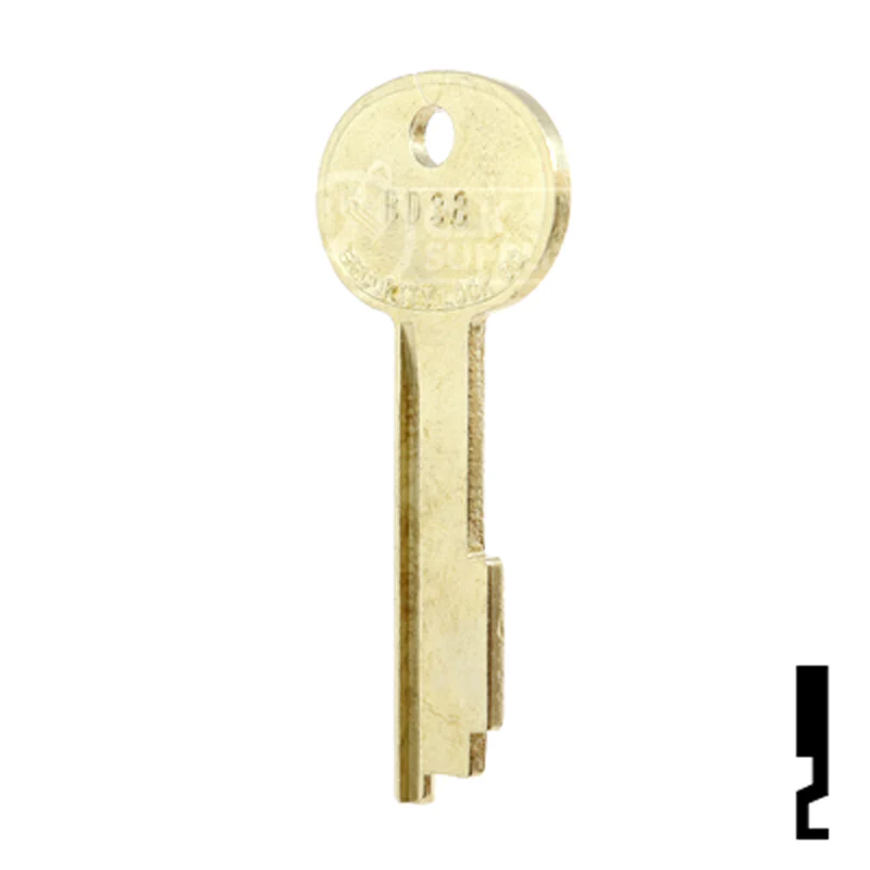 Uncut Key Blank | Security | BD38 - Image 10