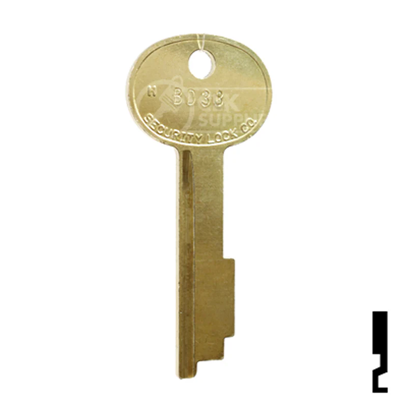 Uncut Key Blank | Security | BD38 - Image 14