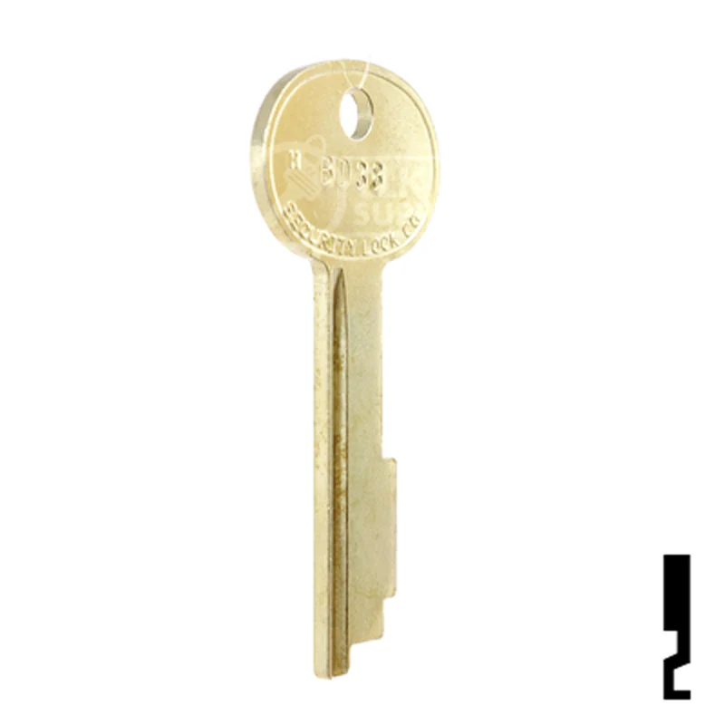 Uncut Key Blank | Security | BD38 - Image 16