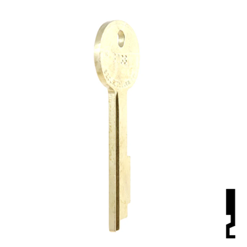 Uncut Key Blank | Security | BD38 - Image 17