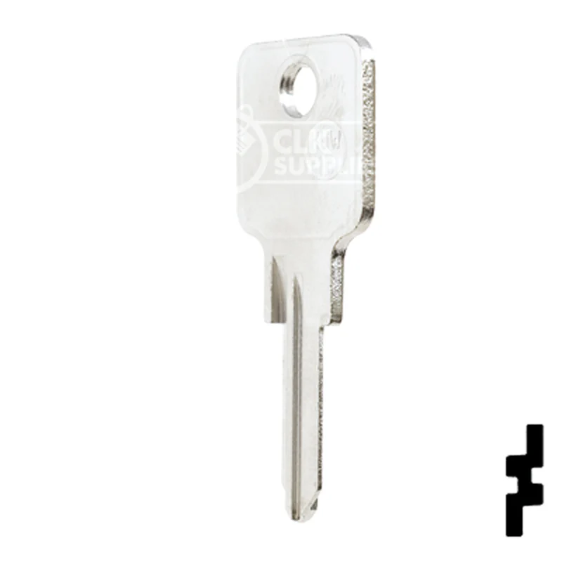 Uncut Key Blank | Huwil | HUW-1D - Image 10