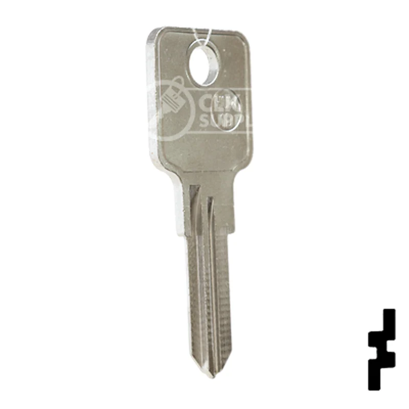 Uncut Key Blank | Huwil | HUW-1D - Image 16