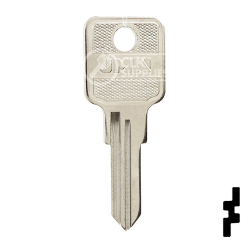 Uncut Key Blank | Huwil | HUW-1D - Image 2