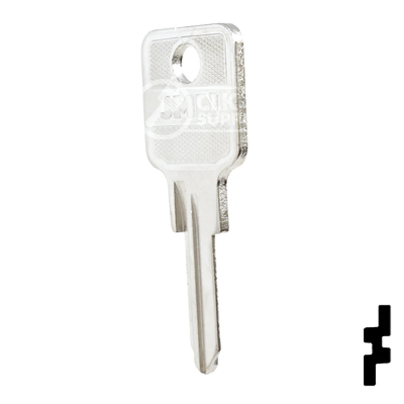 Uncut Key Blank | Huwil | HUW-1D - Image 22