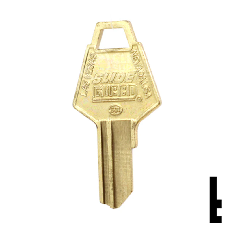 Uncut Key Blank | Slide Guard | BD77 - Image 24