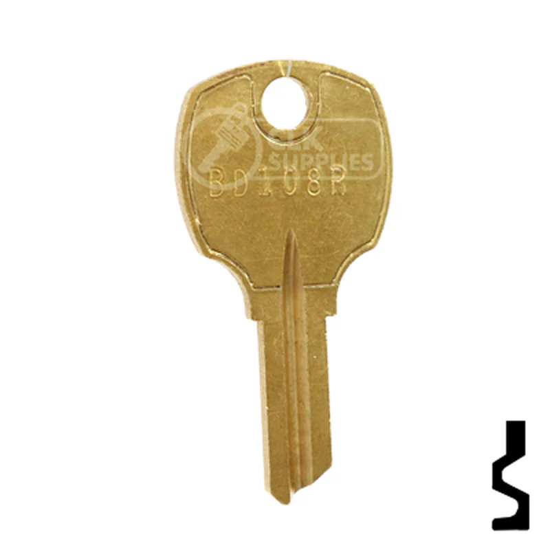 Uncut Key Blank | Square D | BD108R - Image 14