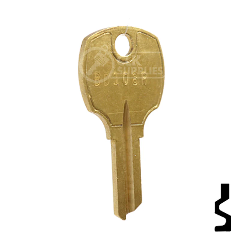 Uncut Key Blank | Square D | BD108R - Image 15