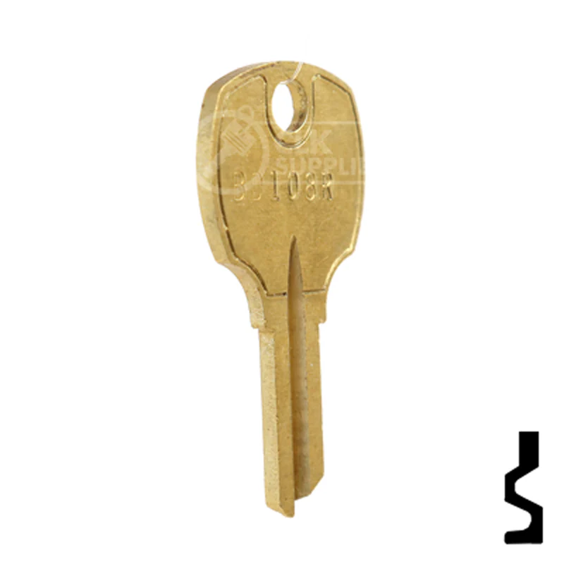 Uncut Key Blank | Square D | BD108R - Image 16
