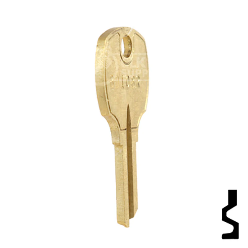 Uncut Key Blank | Square D | BD108R - Image 17