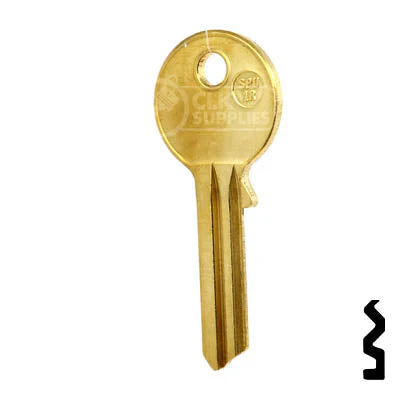 Uncut Key Blank | Super | SPU1R - Image 11