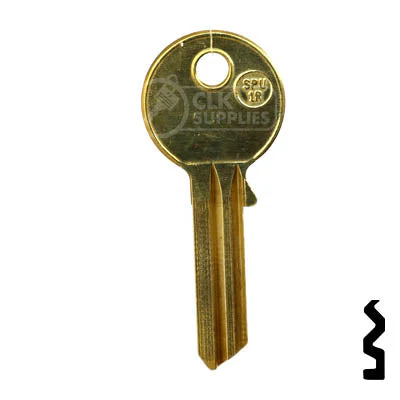 Uncut Key Blank | Super | SPU1R - Image 13