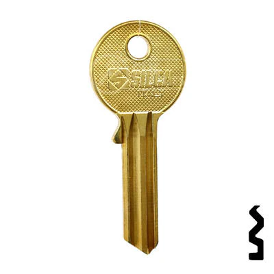 Uncut Key Blank | Super | SPU1R - Image 2