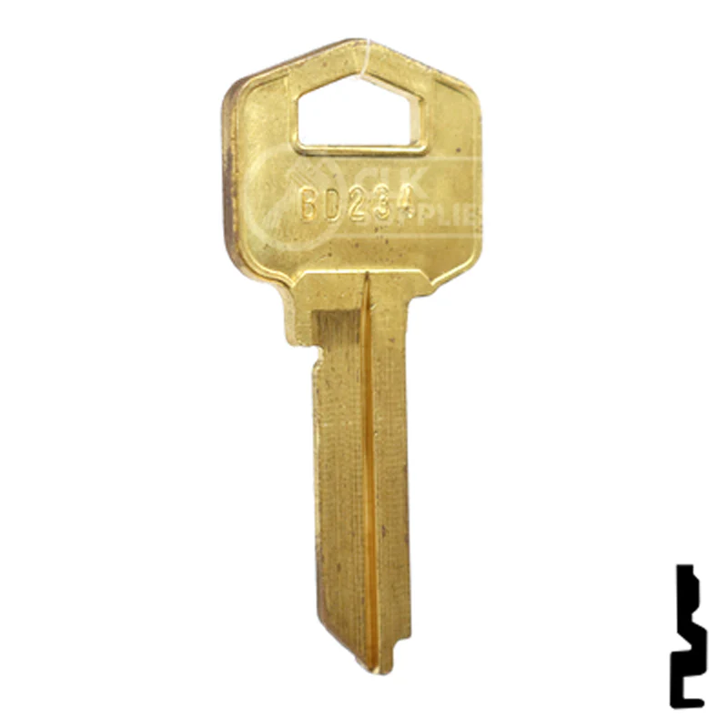 Uncut Key Blank | Tesa, Assa | BD234 - Image 15
