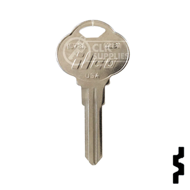 Uncut Key Blank | The Club | 1573A, CLB1