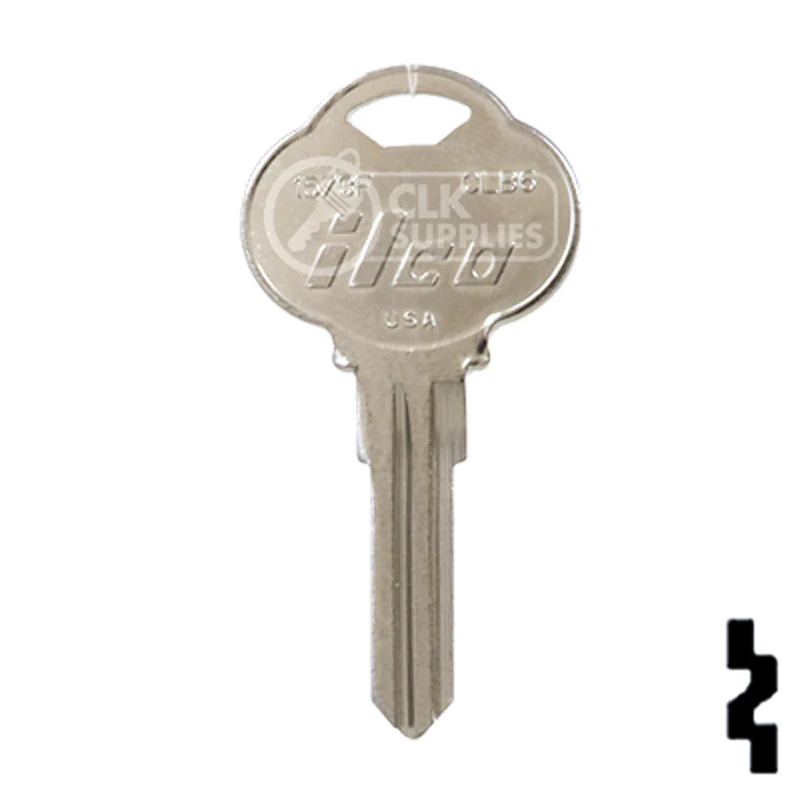 Uncut Key Blank | The Club | 1573F, CLB6