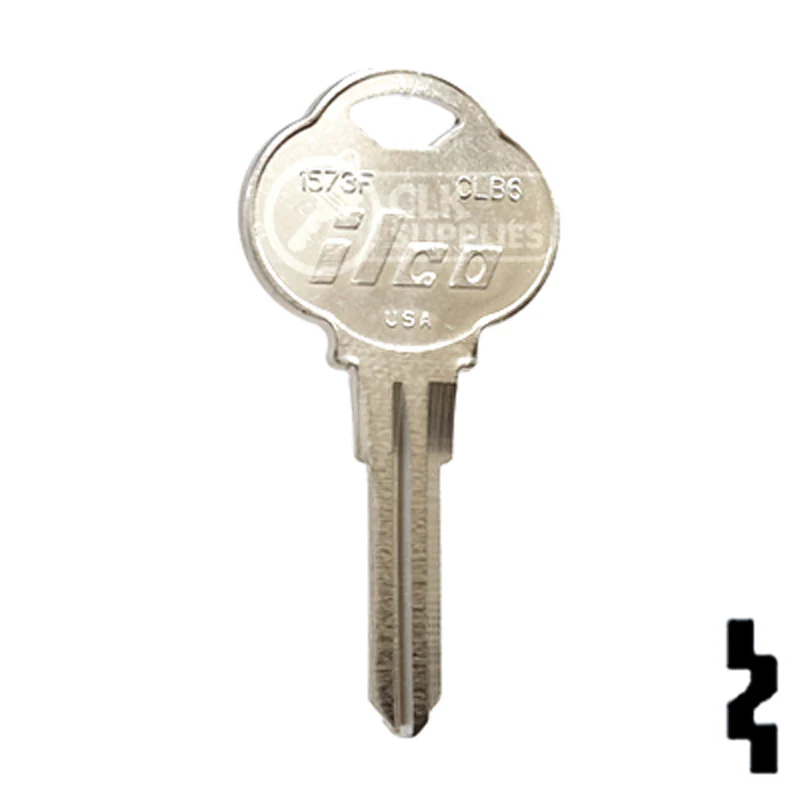 Uncut Key Blank | The Club | 1573F, CLB6 - Image 2