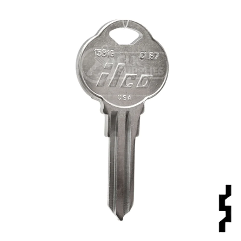Uncut Key Blank | The Club | 1581G, CLB7 - Image 3