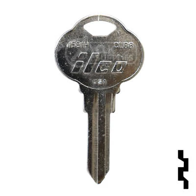 Uncut Key Blank | The Club  | 1581H, CLB8 - Image 2