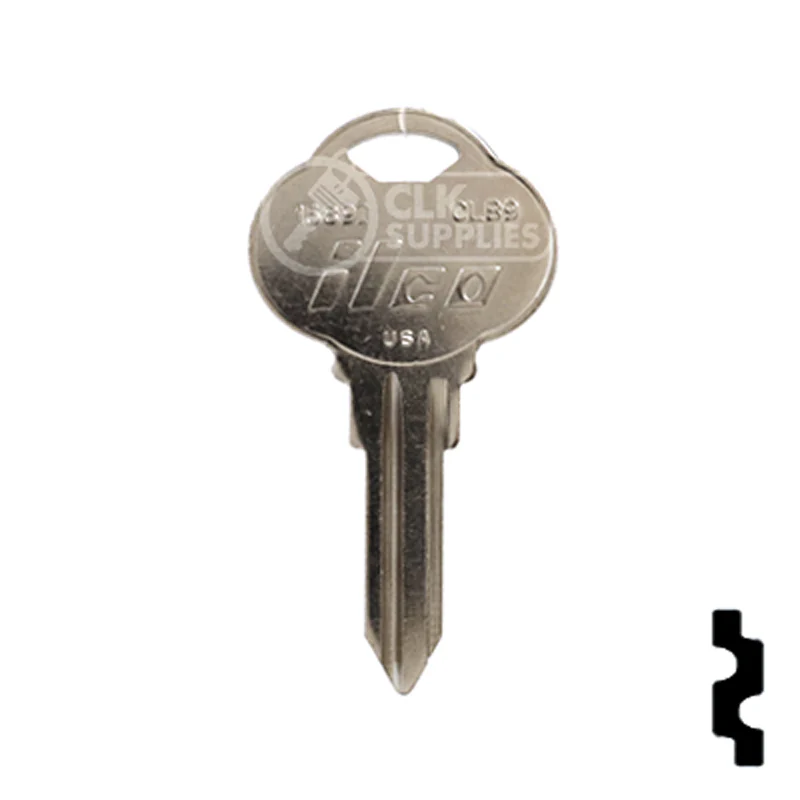 Uncut Key Blank | The Club | 1589I, CLB9 - Image 2