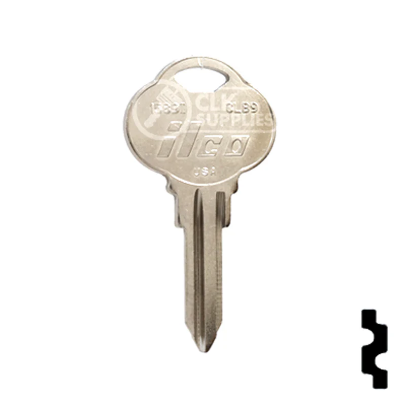 Uncut Key Blank | The Club | 1589I, CLB9 - Image 3