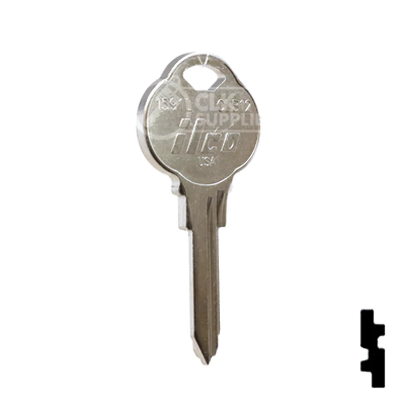 Uncut Key Blank | The Club | 1591L, CLB12 - Image 4