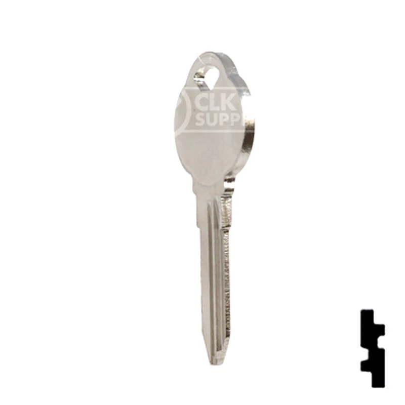 Uncut Key Blank | The Club | 1591L, CLB12 - Image 9
