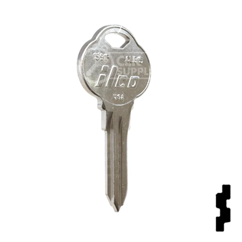 Uncut Key Blank | The Club | 1591P, CLB15 - Image 4