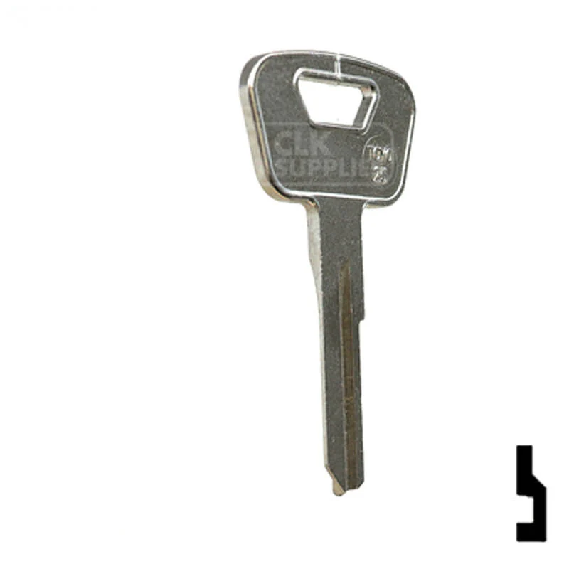 Uncut Key Blank | Toyota | TOYO-25, TA6 - Image 16