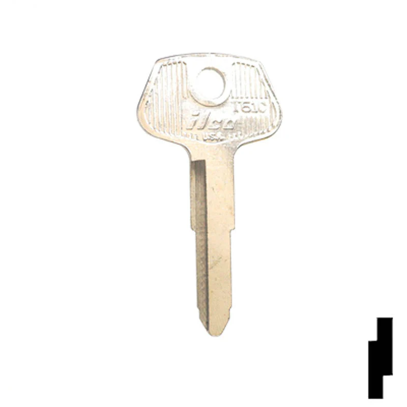 Uncut Key Blank | Toyota | T61C - Image 2