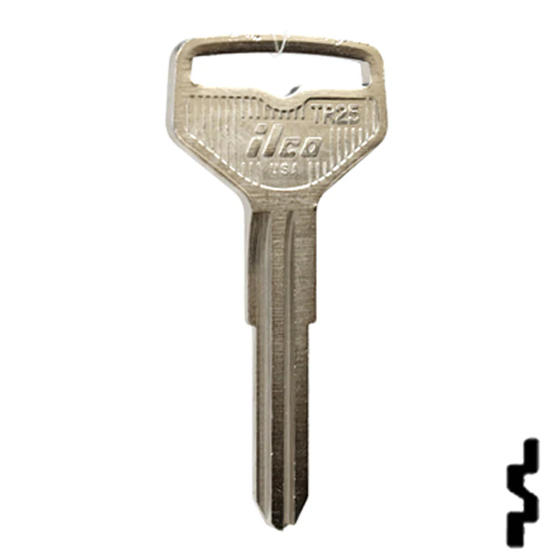 Uncut Key Blank | Toyota | TR25, T81A - Image 3