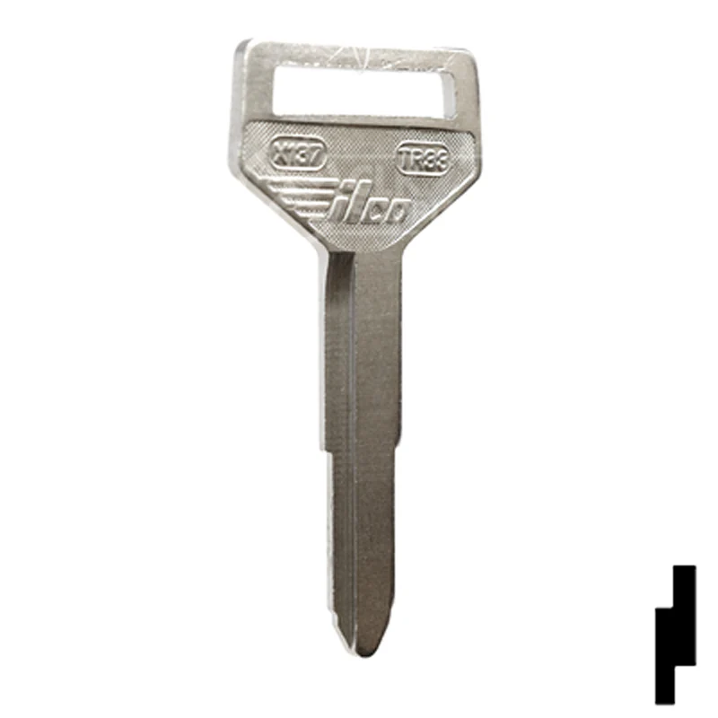 Uncut Key Blank | Toyota | X137, TR33 - Image 3