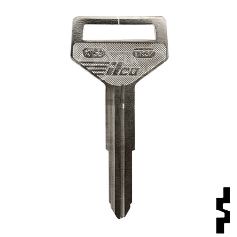 Uncut Key Blank | Toyota |  X159, TR37 - Image 2