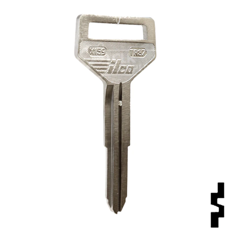 Uncut Key Blank | Toyota |  X159, TR37 - Image 4