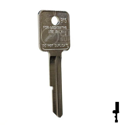 Uncut Key Blank | B15 | GM Key - Image 3