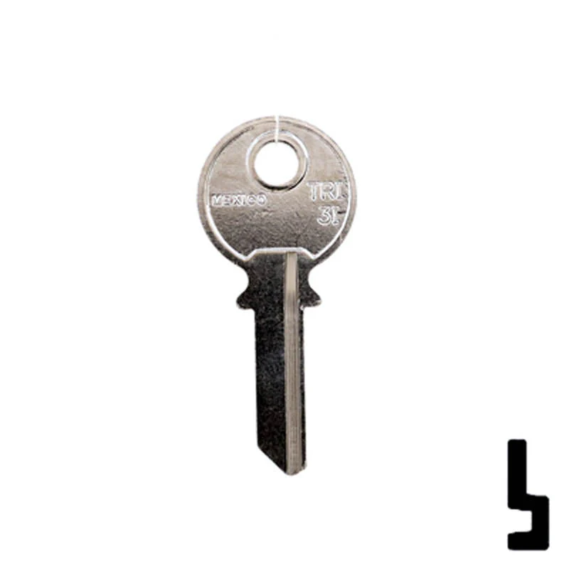 Uncut Key Blank | Tri-Circle | TRI-3I - Image 14
