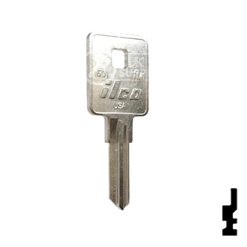 Uncut Key Blank | TriMark | 1601, TM1 - Image 4